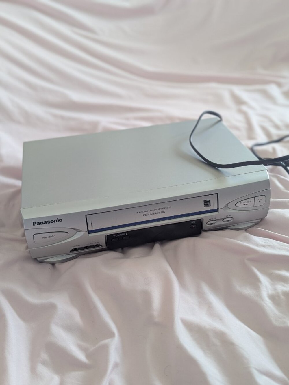 Panasonic Tested Works Silver VCR Player OS